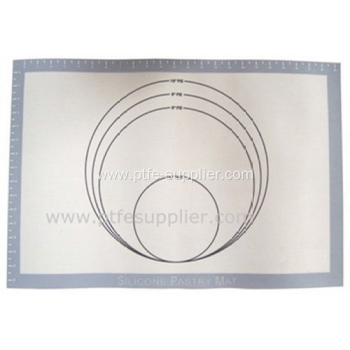 silicone pastry mat with measurements